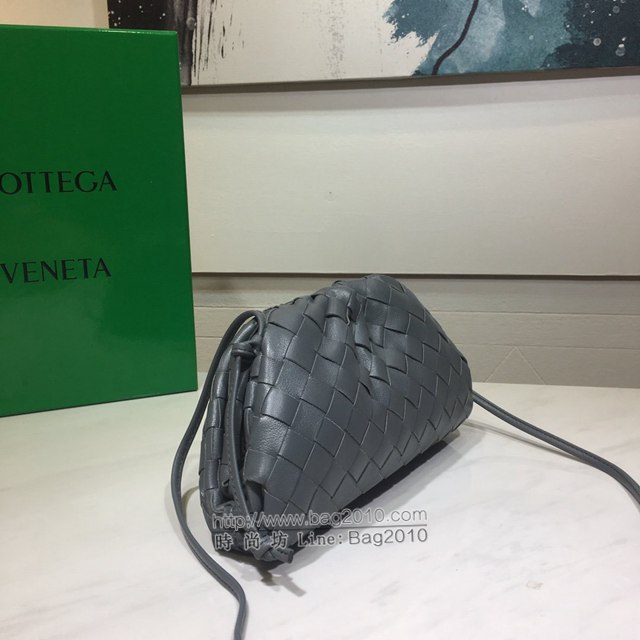 Bottega veneta高端女包 98061 寶緹嘉升級版小號編織雲朵包 BV經典款純手工編織羔羊皮女包  gxz1257
